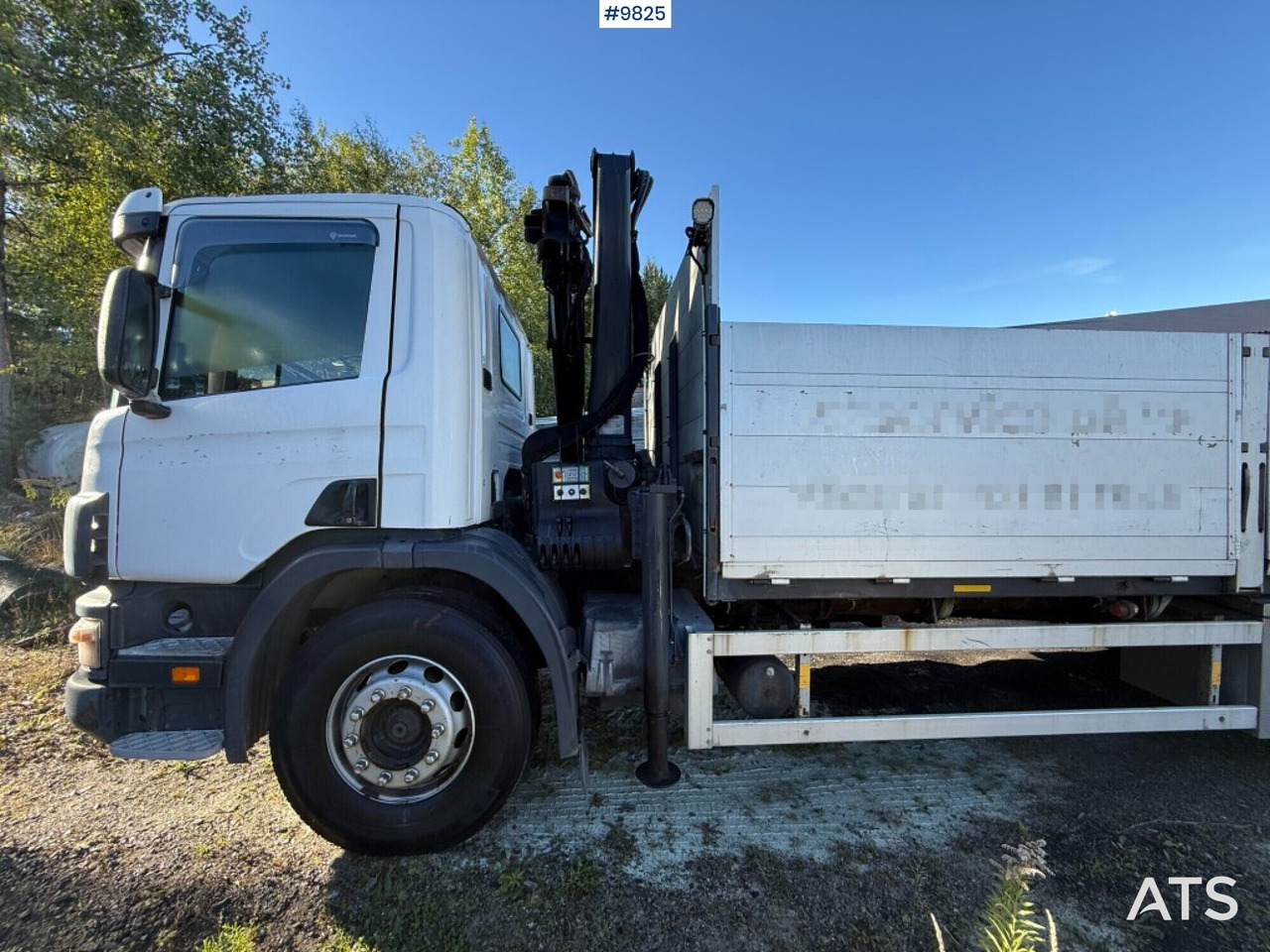 Platforminis/ Bortinis sunkvežimis, Sunkvežimis su kranu Crane truck Scania P94 230 with tail lift: foto 7 Platforminis/ Bortinis sunkvežimis, Sunkvežimis su kranu Crane truck Scania P94 230 with tail lift: foto 7
