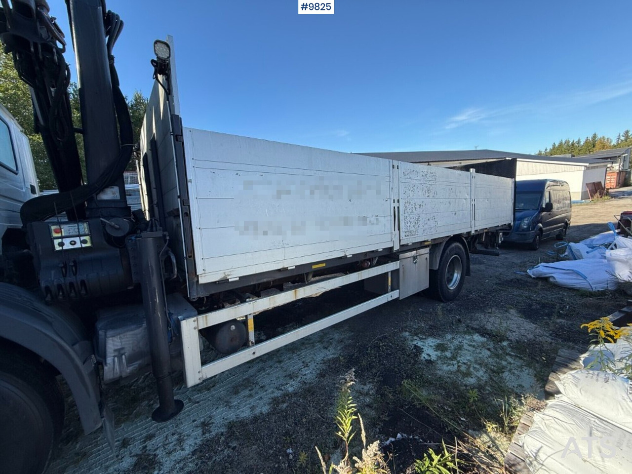 Platforminis/ Bortinis sunkvežimis, Sunkvežimis su kranu Crane truck Scania P94 230 with tail lift: foto 8 Platforminis/ Bortinis sunkvežimis, Sunkvežimis su kranu Crane truck Scania P94 230 with tail lift: foto 8