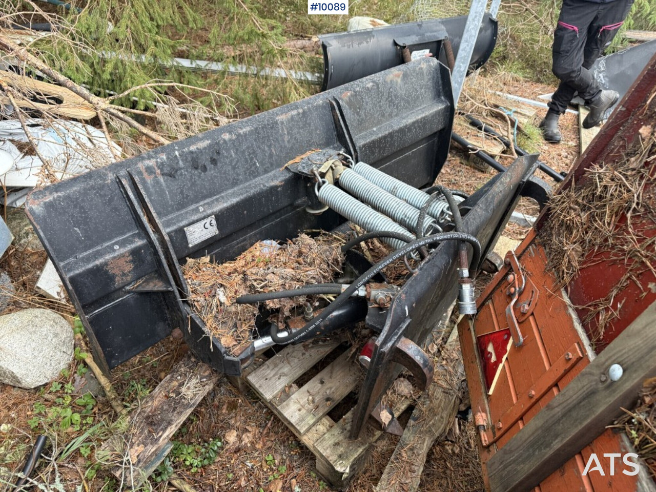 Diagonal Plow Kellfri SP150T Trima and tooth bucket - Sniego peilis: foto 3 Diagonal Plow Kellfri SP150T Trima and tooth bucket - Sniego peilis: foto 3