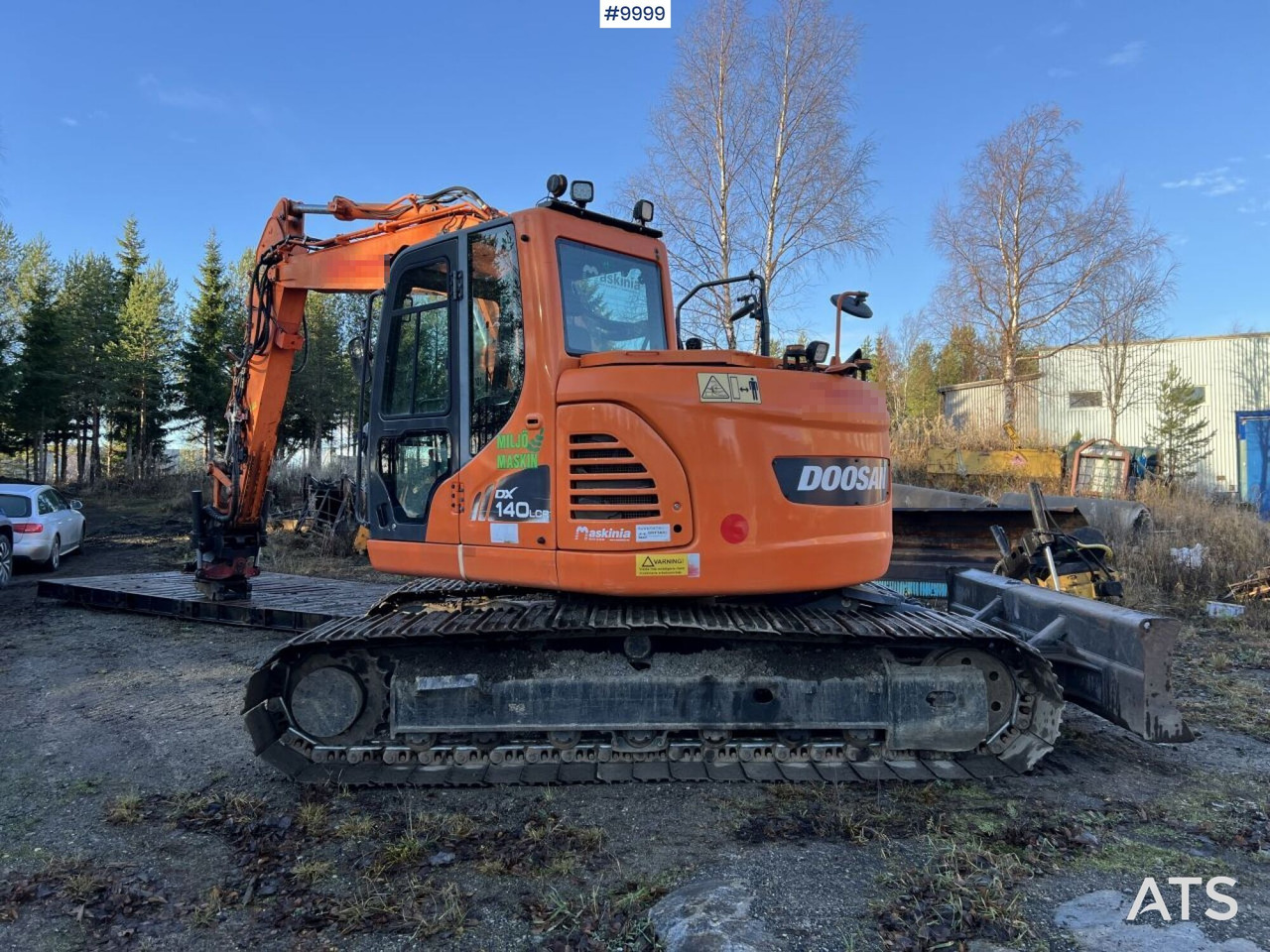 Doosan DX140LCR-3 Excavator with rotator - Vikšrinis ekskavatorius: foto 3 Doosan DX140LCR-3 Excavator with rotator - Vikšrinis ekskavatorius: foto 3
