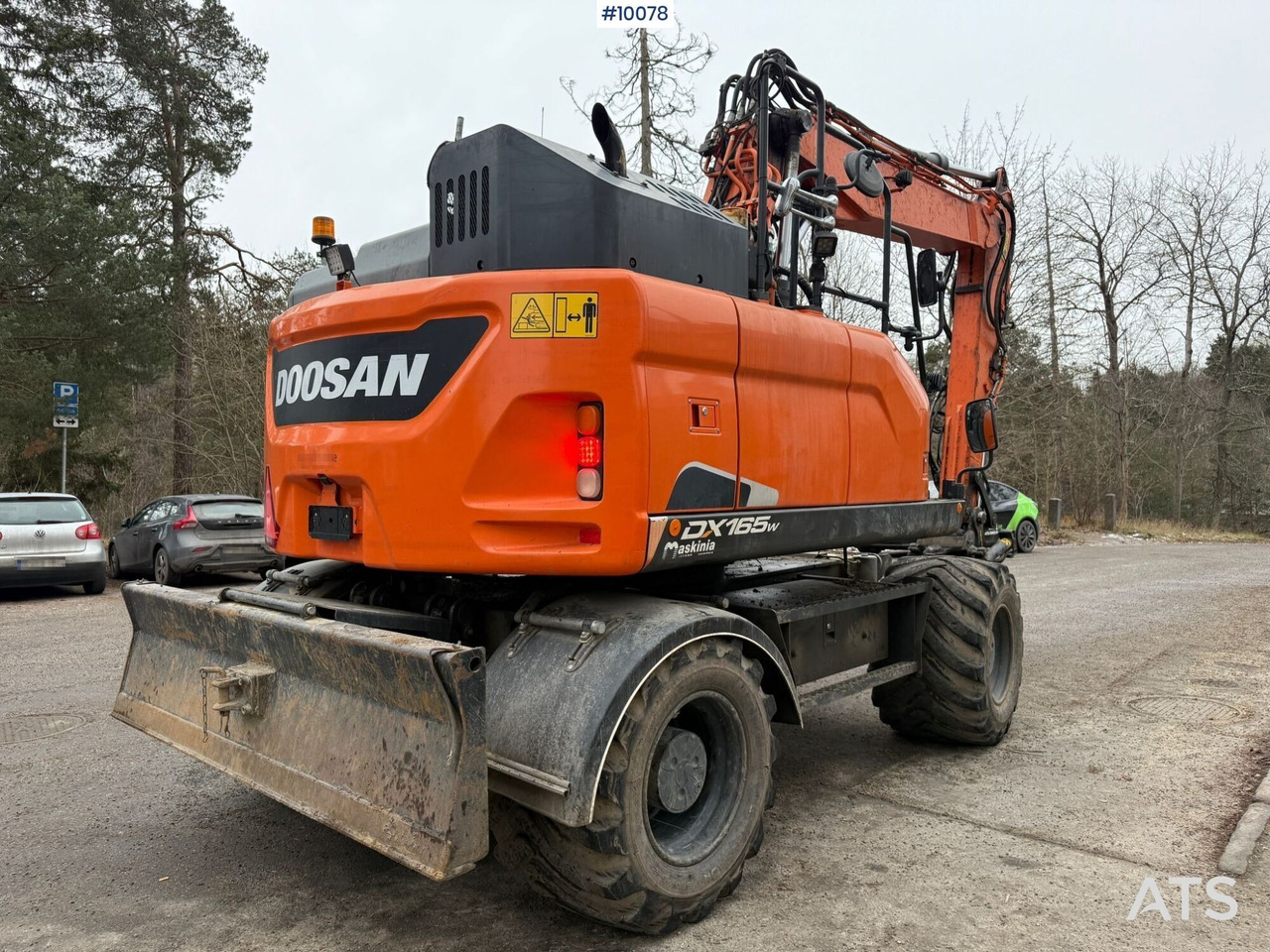 Doosan DX165W-5 Wheeled excavator (VIDEO) - Ratinis ekskavatorius: foto 5 Doosan DX165W-5 Wheeled excavator (VIDEO) - Ratinis ekskavatorius: foto 5