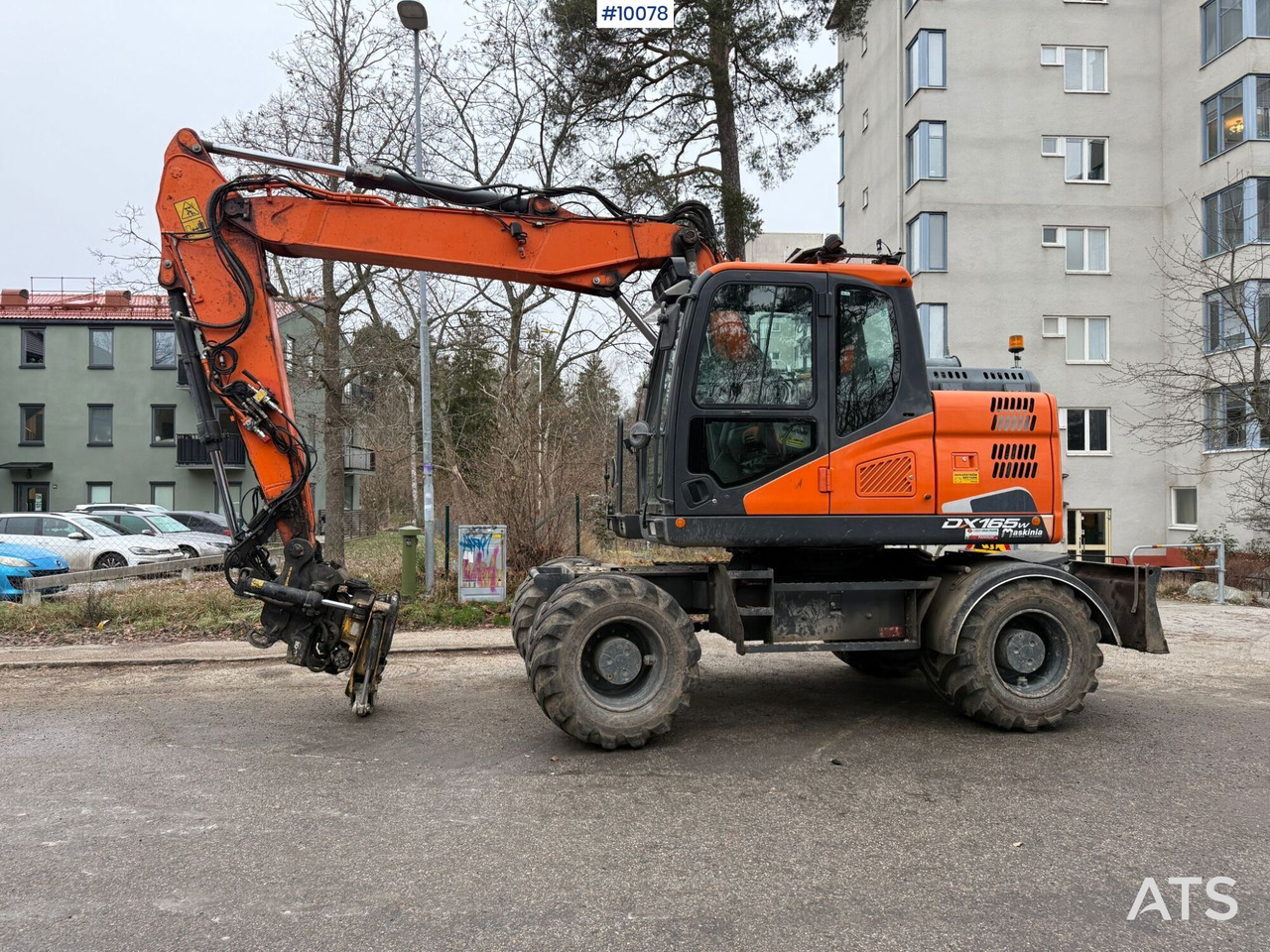 Doosan DX165W-5 Wheeled excavator (VIDEO) - Ratinis ekskavatorius: foto 2 Doosan DX165W-5 Wheeled excavator (VIDEO) - Ratinis ekskavatorius: foto 2