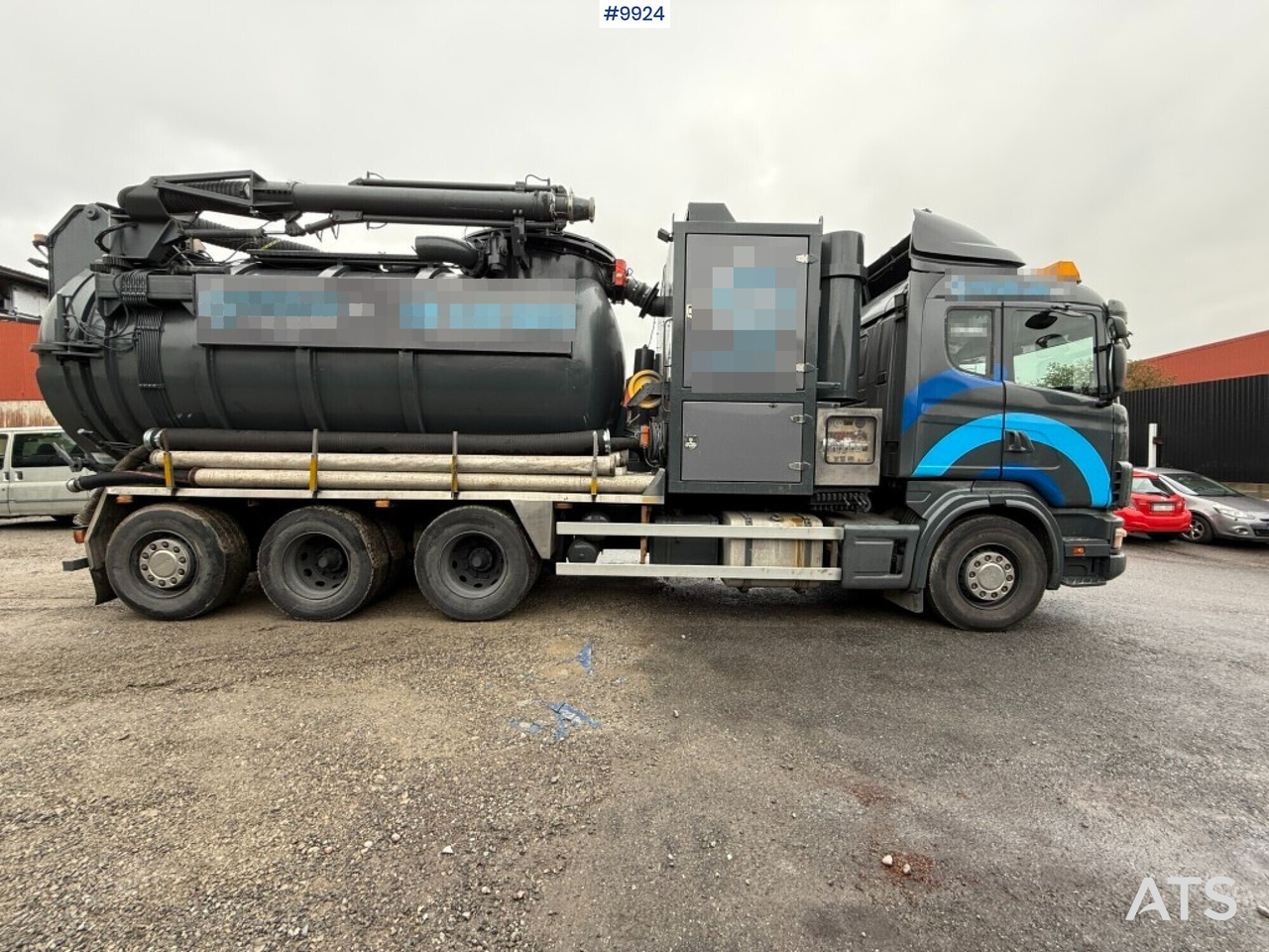 Dry vacuum loader Scania R114 8x4 - Asenizatorius: foto 5 Dry vacuum loader Scania R114 8x4 - Asenizatorius: foto 5