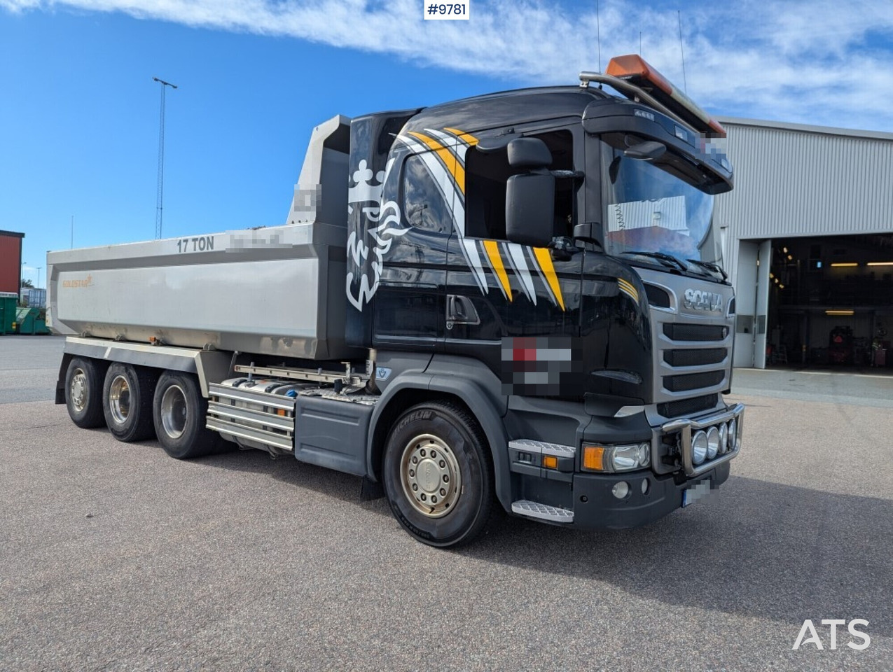 Dump truck Scania R520 8X4 - Savivartis sunkvežimis: foto 2 Dump truck Scania R520 8X4 - Savivartis sunkvežimis: foto 2