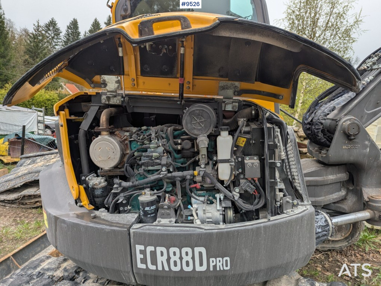Excavator ECR88D PRO with Tiltrotator and Grader bucket - Vikšrinis ekskavatorius: foto 5 Excavator ECR88D PRO with Tiltrotator and Grader bucket - Vikšrinis ekskavatorius: foto 5