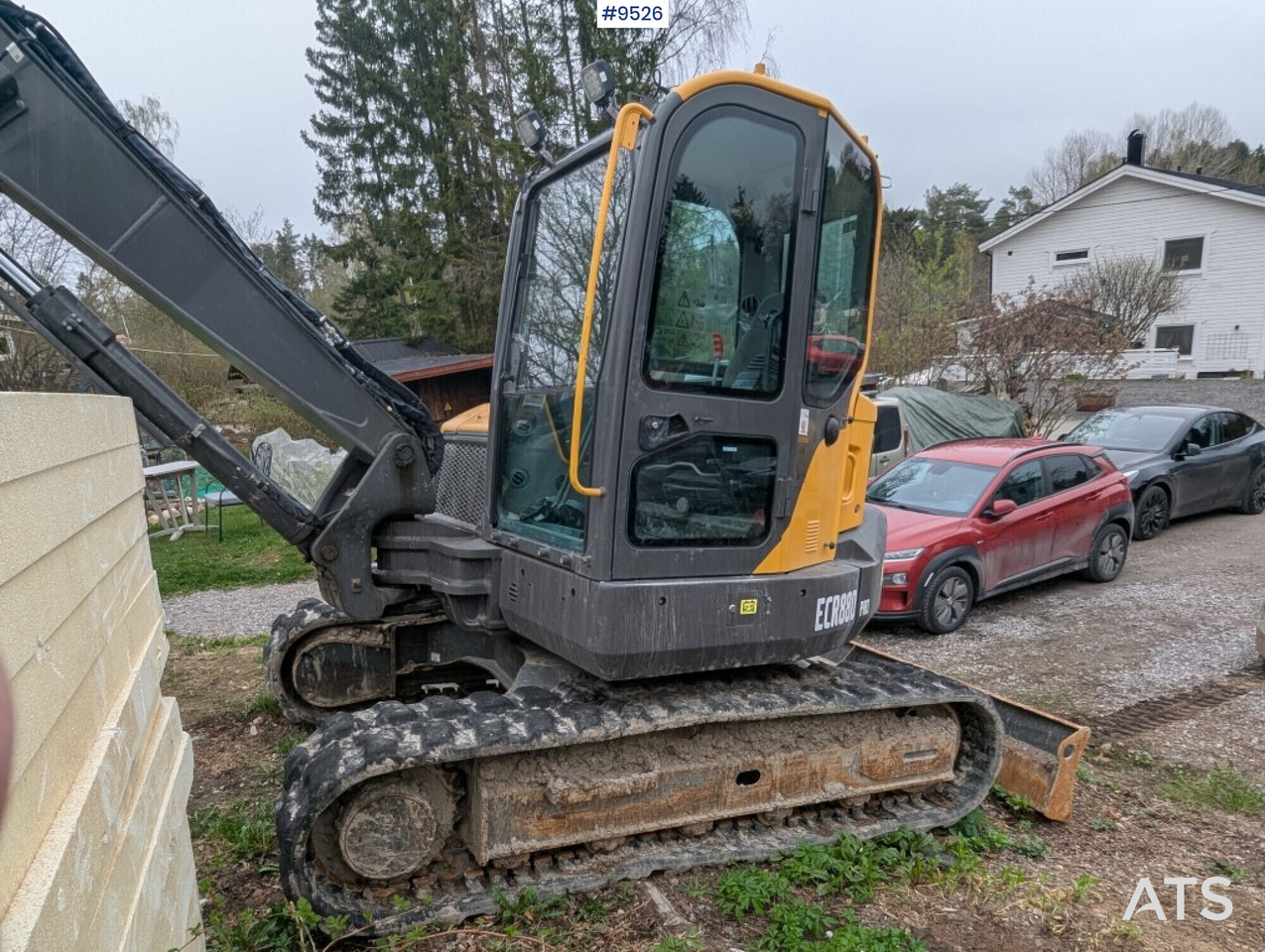 Excavator ECR88D PRO with Tiltrotator and Grader bucket - Vikšrinis ekskavatorius: foto 2 Excavator ECR88D PRO with Tiltrotator and Grader bucket - Vikšrinis ekskavatorius: foto 2