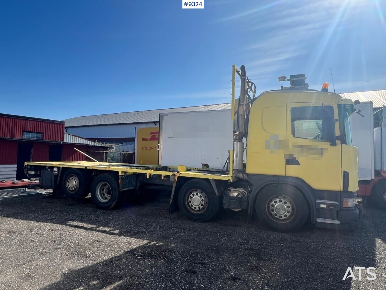 Flatbed truck Scania R124GB8X26NB420 - Platforminis/ Bortinis sunkvežimis: foto 5 Flatbed truck Scania R124GB8X26NB420 - Platforminis/ Bortinis sunkvežimis: foto 5