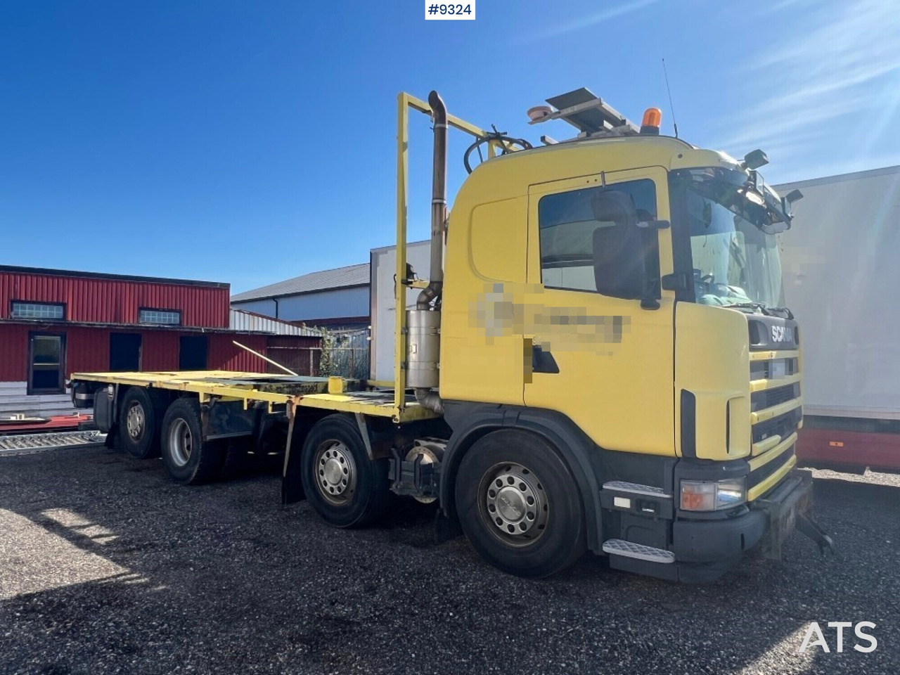 Flatbed truck Scania R124GB8X26NB420 - Platforminis/ Bortinis sunkvežimis: foto 4 Flatbed truck Scania R124GB8X26NB420 - Platforminis/ Bortinis sunkvežimis: foto 4
