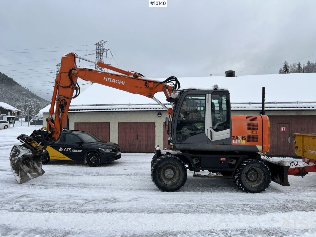 Hitachi ZX 145 W-3 Wheeled excavator with 2D Excavation system, rotor and planer bucket - Ratinis ekskavatorius: foto 1 Hitachi ZX 145 W-3 Wheeled excavator with 2D Excavation system, rotor and planer bucket - Ratinis ekskavatorius: foto 1