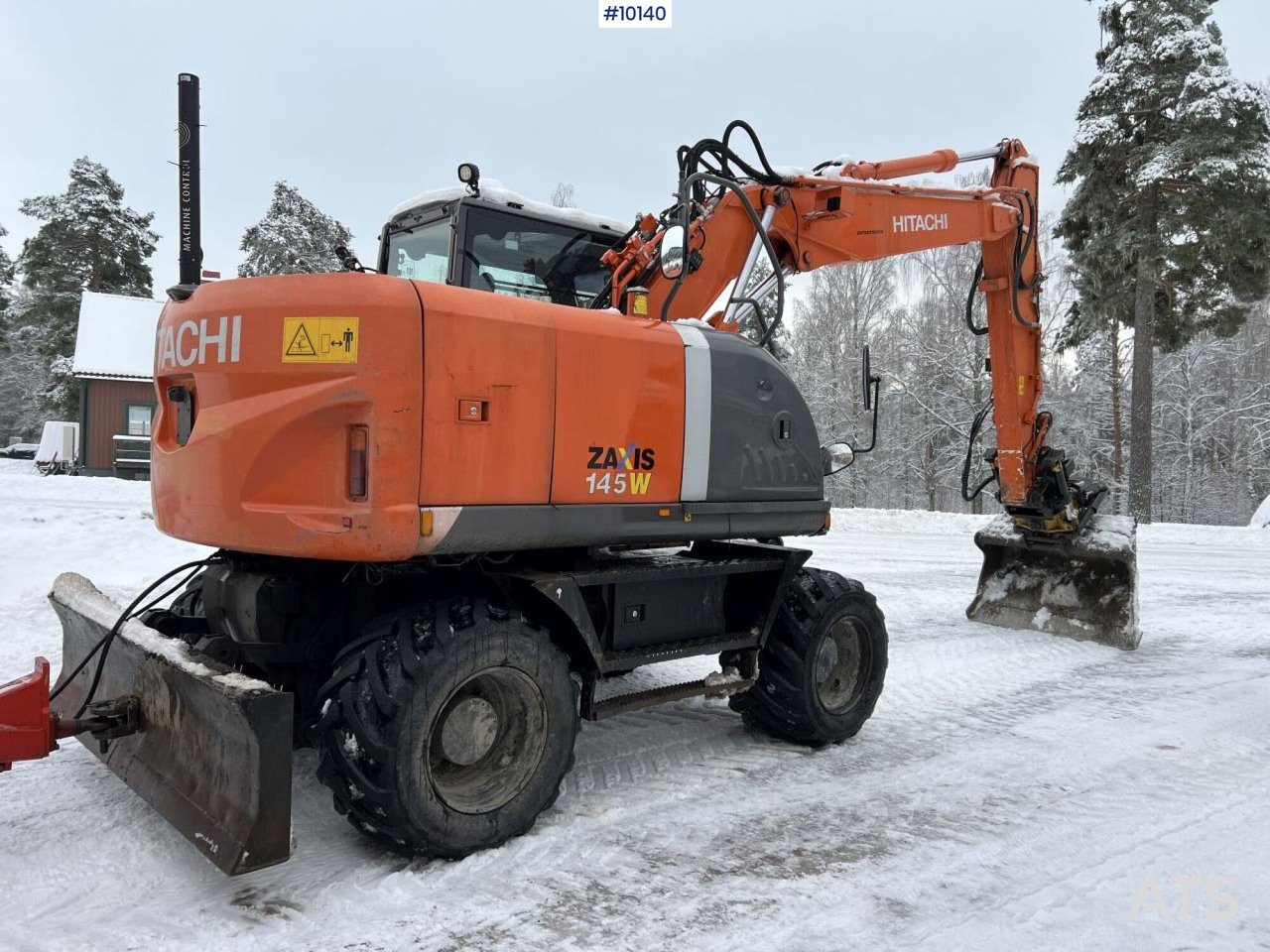 Hitachi ZX 145 W-3 Wheeled excavator with 2D Excavation system, rotor and planer bucket - Ratinis ekskavatorius: foto 2 Hitachi ZX 145 W-3 Wheeled excavator with 2D Excavation system, rotor and planer bucket - Ratinis ekskavatorius: foto 2