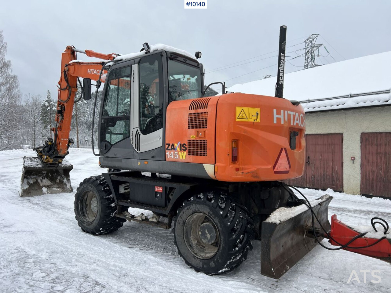 Hitachi ZX 145 W-3 Wheeled excavator with 2D Excavation system, rotor and planer bucket - Ratinis ekskavatorius: foto 3 Hitachi ZX 145 W-3 Wheeled excavator with 2D Excavation system, rotor and planer bucket - Ratinis ekskavatorius: foto 3