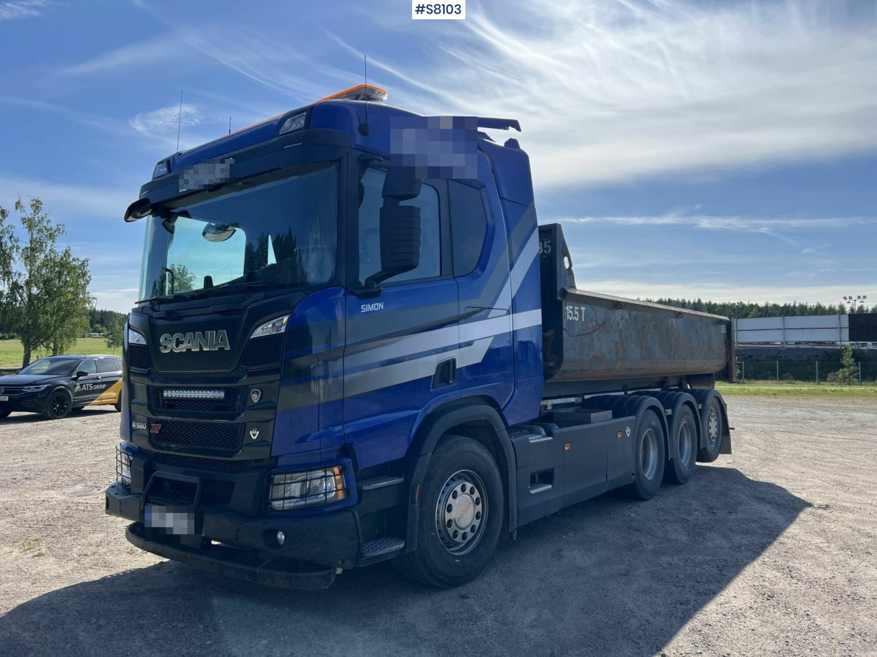 Hook truck, Scania R580, Joab L27 Hook - Hook-lift sunkvežimis: foto 1 Hook truck, Scania R580, Joab L27 Hook - Hook-lift sunkvežimis: foto 1