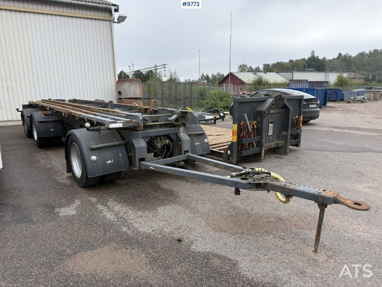 Kalmar Lagab Swap body trailer - Konteineris-vežimus/ Sukeisti kūną priekaba: foto 1 Kalmar Lagab Swap body trailer - Konteineris-vežimus/ Sukeisti kūną priekaba: foto 1