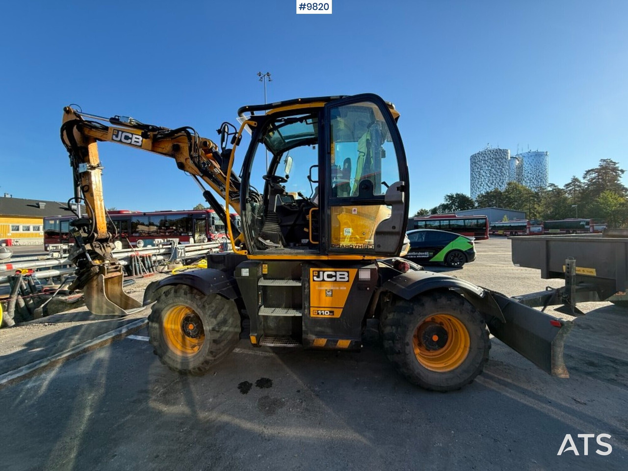 JCB Hydradig 110w wheel excavator with tiltrotator and attachments - Kita technika: foto 4 JCB Hydradig 110w wheel excavator with tiltrotator and attachments - Kita technika: foto 4