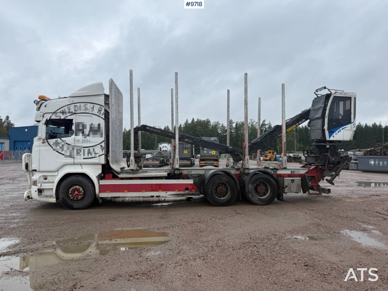 Log truck Scania R520 with crane - Miškovežis, Sunkvežimis su kranu: foto 2 Log truck Scania R520 with crane - Miškovežis, Sunkvežimis su kranu: foto 2