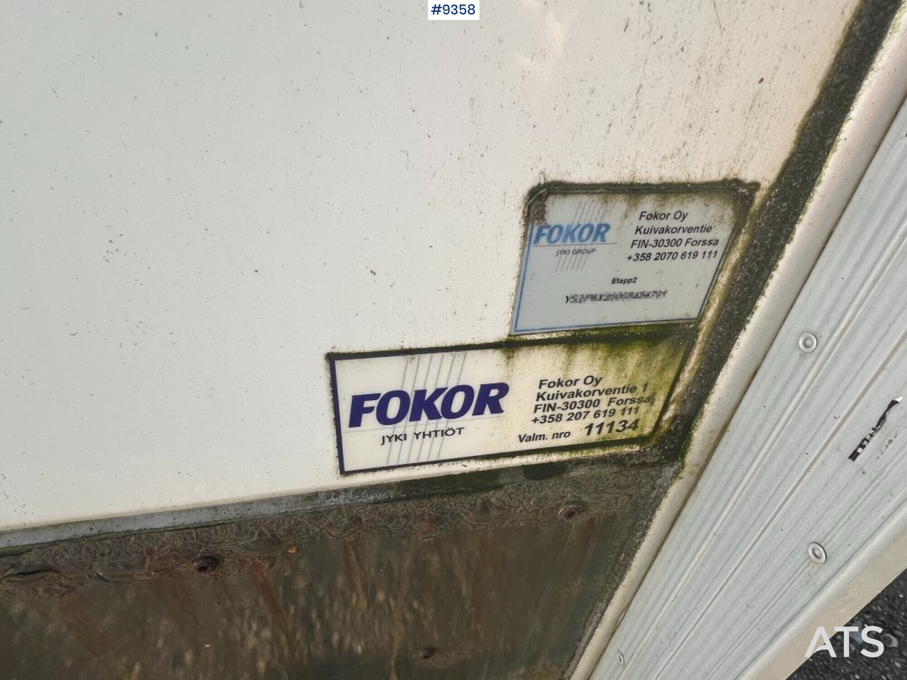 Refrigerated trailer cabinet FOKOR - Kėbulas - refrižeratorius: foto 5 Refrigerated trailer cabinet FOKOR - Kėbulas - refrižeratorius: foto 5
