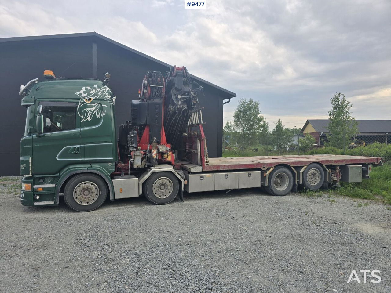 Scania Crane Truck Fassi F950XP and Trailer - Sunkvežimis su kranu: foto 3 Scania Crane Truck Fassi F950XP and Trailer - Sunkvežimis su kranu: foto 3