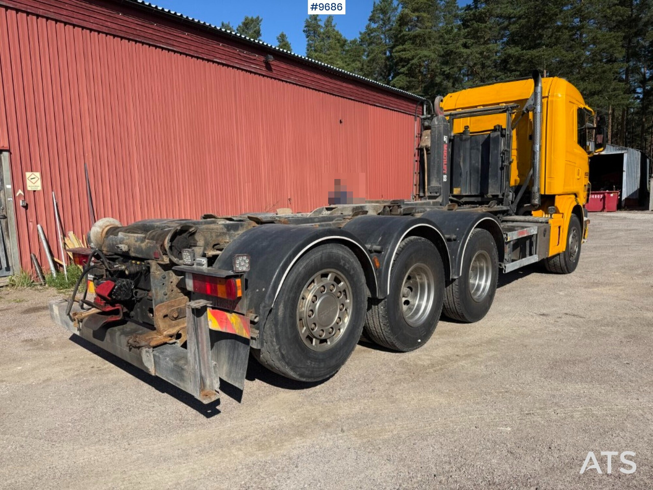 Scania G440 8X4 Lastväxlare plog och saltutrustad Rep.objekt - Hook-lift sunkvežimis: foto 4 Scania G440 8X4 Lastväxlare plog och saltutrustad Rep.objekt - Hook-lift sunkvežimis: foto 4