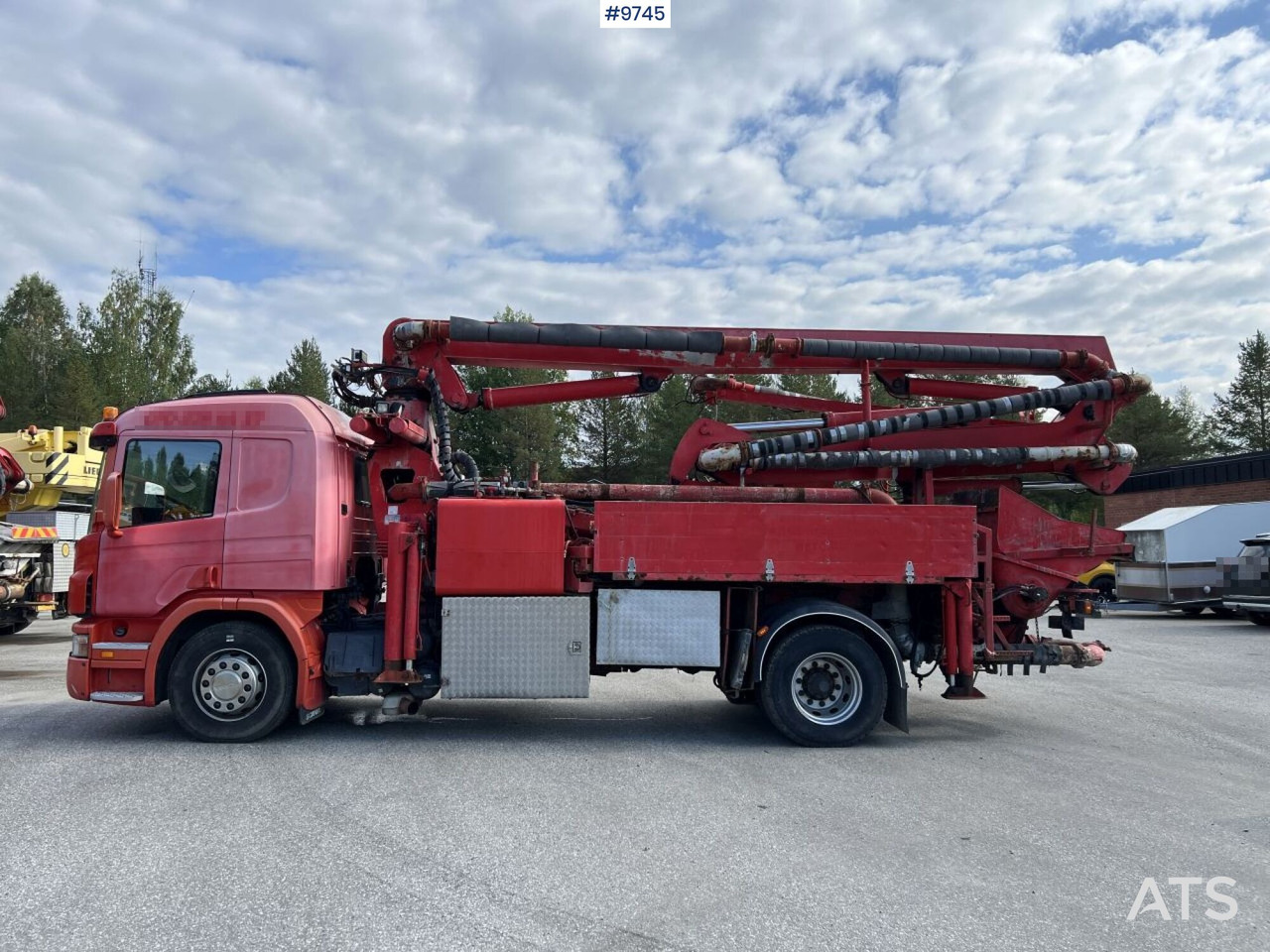 Scania P230 with Concrete pump - Betono siurblys: foto 3 Scania P230 with Concrete pump - Betono siurblys: foto 3