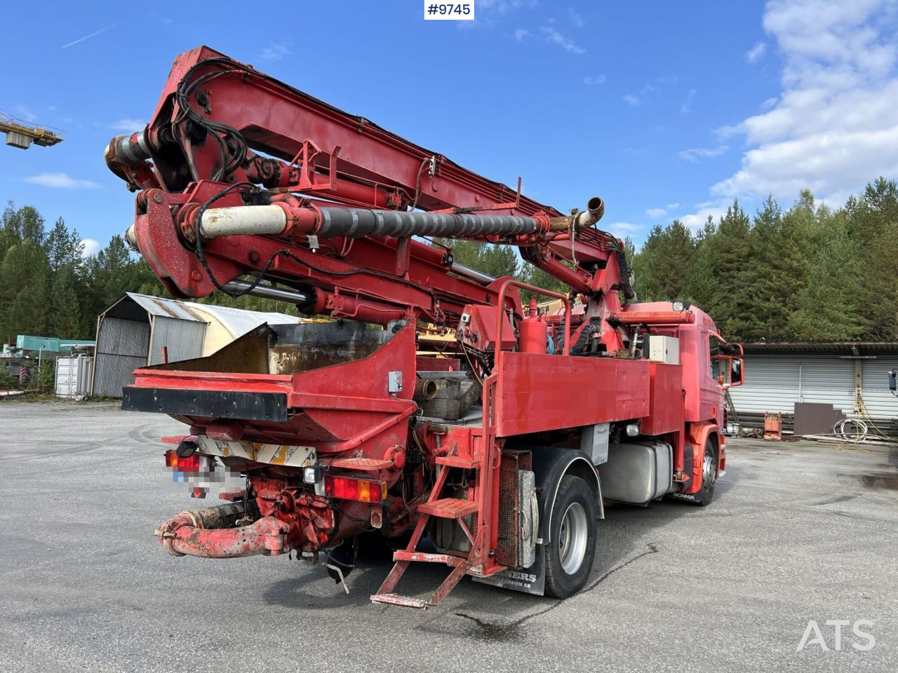 Scania P230 with Concrete pump - Betono siurblys: foto 4 Scania P230 with Concrete pump - Betono siurblys: foto 4