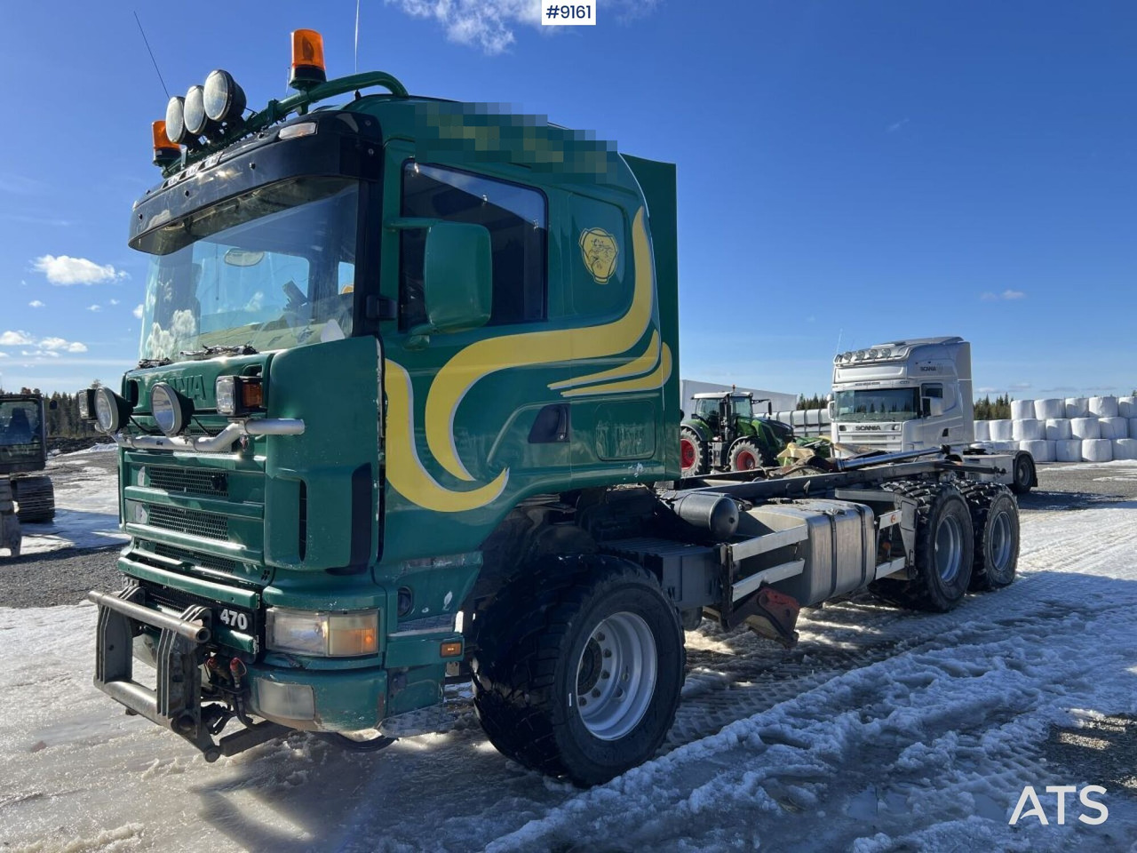 Scania R124 with cameleont quick lock, underbite and plow attachments - Važiuoklės sunkvežimis: foto 2 Scania R124 with cameleont quick lock, underbite and plow attachments - Važiuoklės sunkvežimis: foto 2