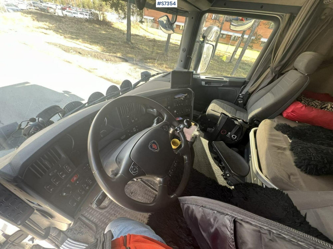 Scania R410 LB 6x2 Crane truck with Hiab crane and multilift axle - Hook-lift sunkvežimis, Sunkvežimis su kranu: foto 5 Scania R410 LB 6x2 Crane truck with Hiab crane and multilift axle - Hook-lift sunkvežimis, Sunkvežimis su kranu: foto 5