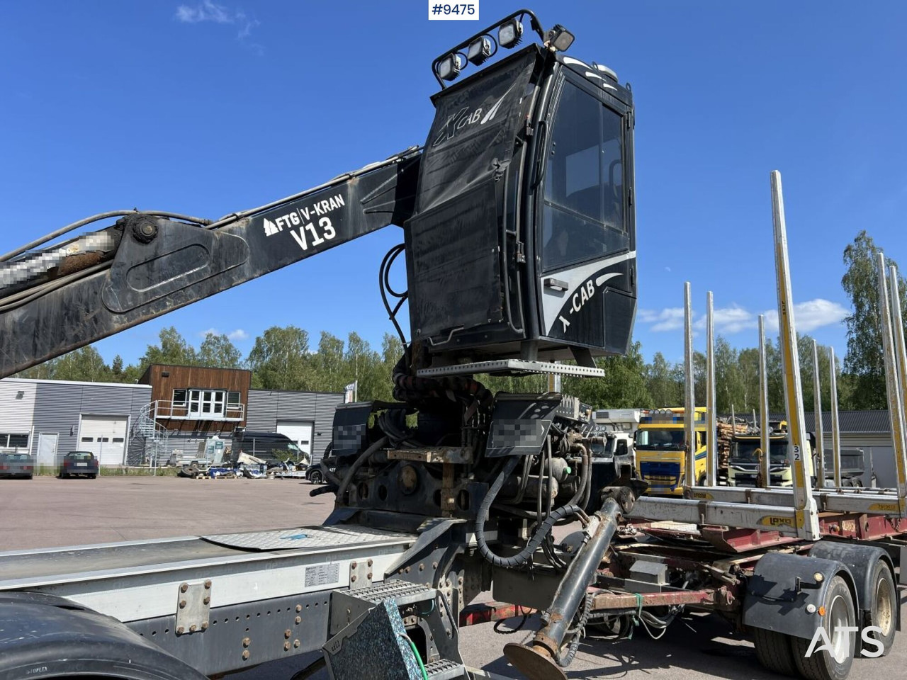 Scania R580 Timmerbil med kran och släp, Timmerekipage - Miškovežis: foto 5 Scania R580 Timmerbil med kran och släp, Timmerekipage - Miškovežis: foto 5