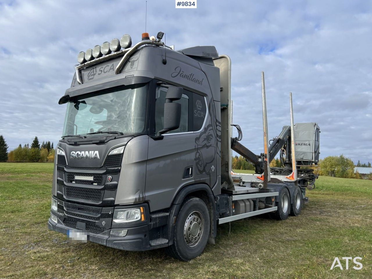 Scania R650 Timber truck with Kesla crane - Miškovežis, Sunkvežimis su kranu: foto 1 Scania R650 Timber truck with Kesla crane - Miškovežis, Sunkvežimis su kranu: foto 1