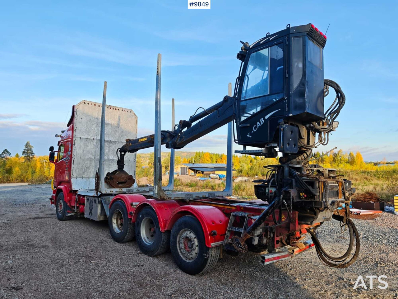 Scania R730 Tridem Timber Truck with Loglift F125S Crane (VIDEO) - Miškovežis, Sunkvežimis su kranu: foto 4 Scania R730 Tridem Timber Truck with Loglift F125S Crane (VIDEO) - Miškovežis, Sunkvežimis su kranu: foto 4