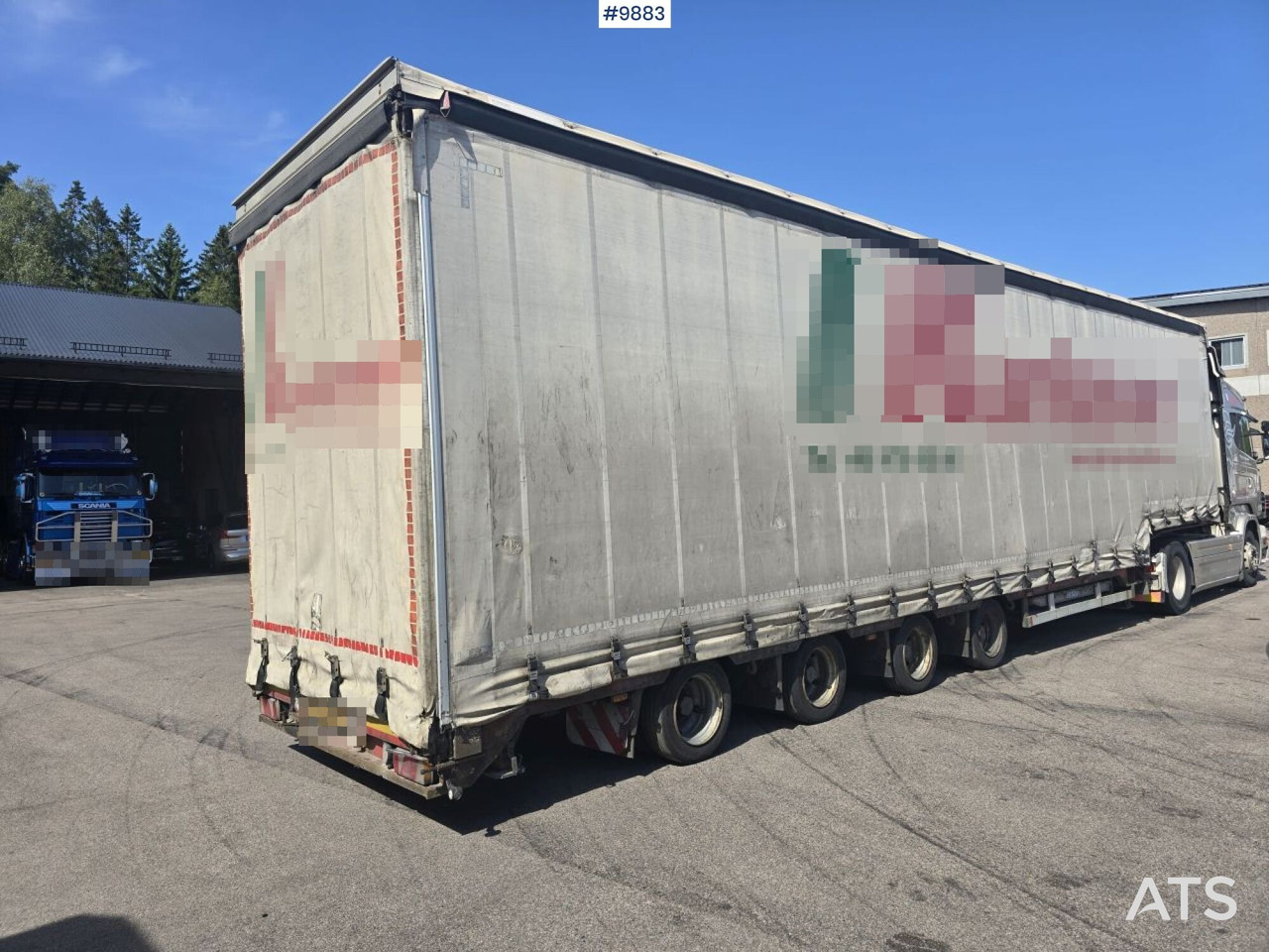 Täckt Maskintrailer - Tentinė puspriekabė: foto 2 Täckt Maskintrailer - Tentinė puspriekabė: foto 2