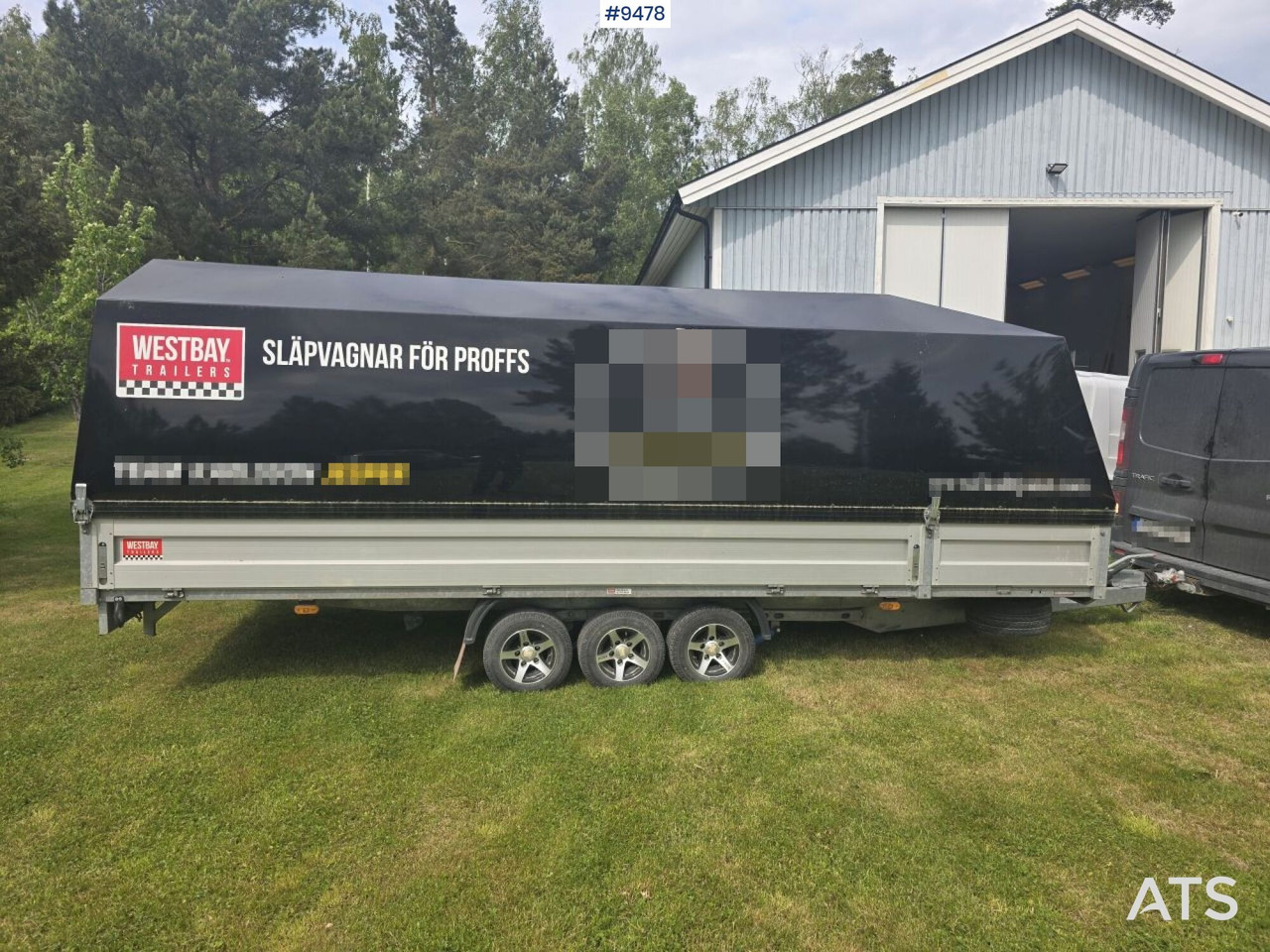 Trailer Agados Adam 15 with tipper and winch - Savivartis priekaba: foto 3 Trailer Agados Adam 15 with tipper and winch - Savivartis priekaba: foto 3