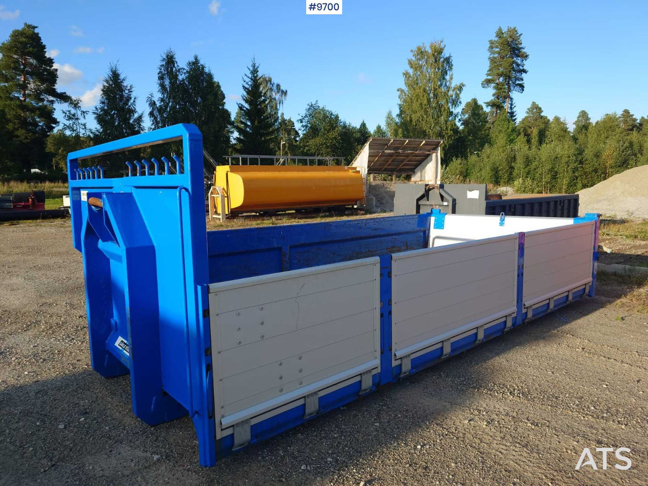 Truck body / Flatbed - Užtraukiamas konteineris: foto 1 Truck body / Flatbed - Užtraukiamas konteineris: foto 1