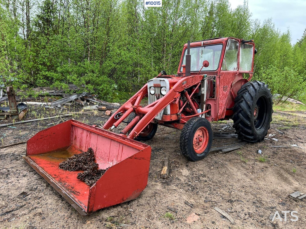 VALMET 565 Tractor with bucket (VIDEO) - Traktorius: foto 1 VALMET 565 Tractor with bucket (VIDEO) - Traktorius: foto 1