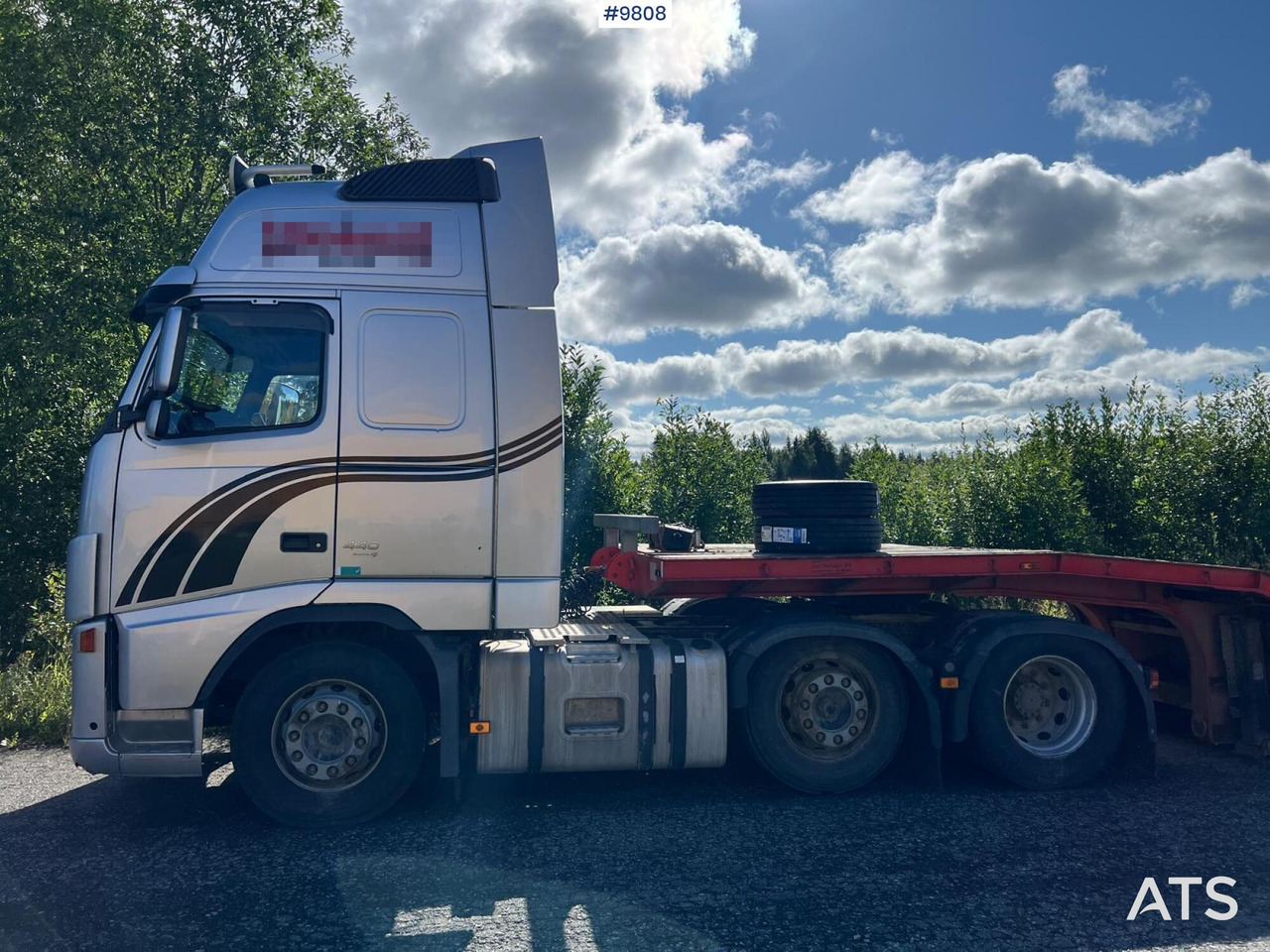 Vilkikas, Autovežis puspriekabė Volvo FH440 Tractor with MAC 2LB-31 Trailer: foto 7
