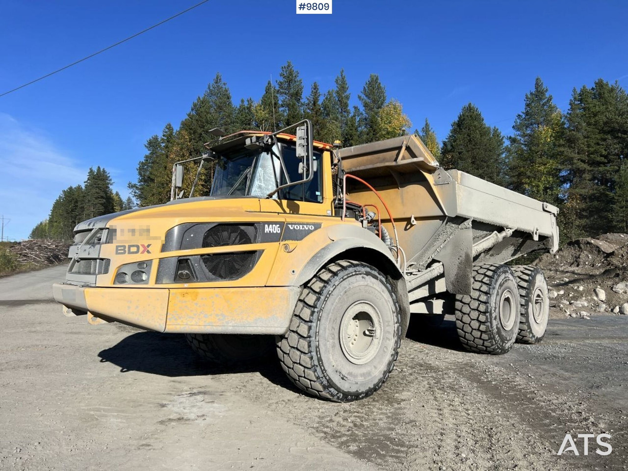 Volvo A40G dump truck - Šarnyrinis savivartis: foto 2 Volvo A40G dump truck - Šarnyrinis savivartis: foto 2