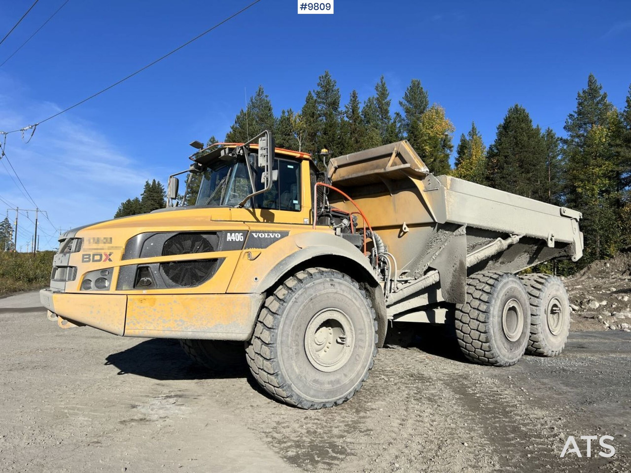 Volvo A40G dump truck - Šarnyrinis savivartis: foto 1 Volvo A40G dump truck - Šarnyrinis savivartis: foto 1