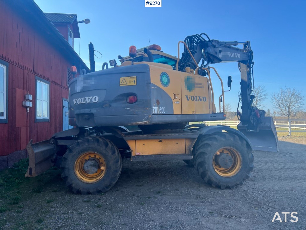 Volvo EW 160 C wheeled excavator (VIDEO) - Ratinis ekskavatorius: foto 2 Volvo EW 160 C wheeled excavator (VIDEO) - Ratinis ekskavatorius: foto 2