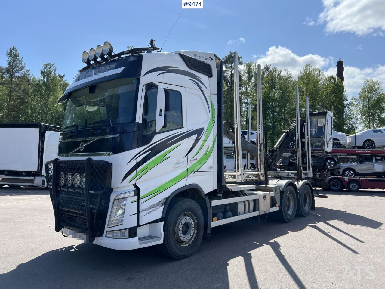 Volvo FH13 Logging truck with Loglift 105S crane - Miškovežis: foto 1 Volvo FH13 Logging truck with Loglift 105S crane - Miškovežis: foto 1