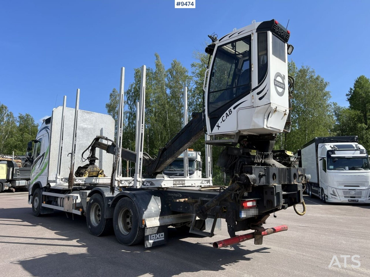 Volvo FH13 Logging truck with Loglift 105S crane - Miškovežis, Sunkvežimis su kranu: foto 5 Volvo FH13 Logging truck with Loglift 105S crane - Miškovežis, Sunkvežimis su kranu: foto 5