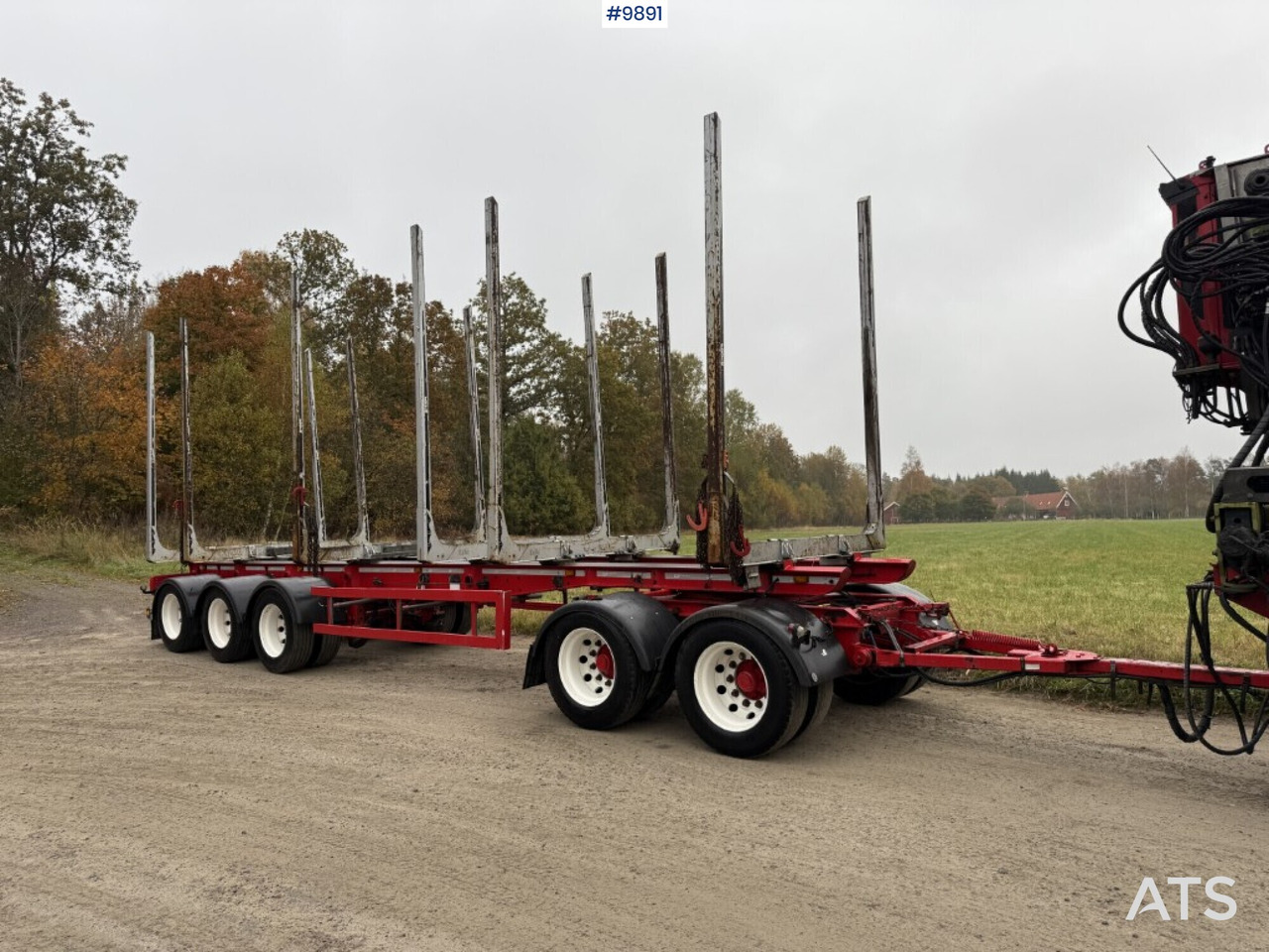 Volvo FH64 R Timber truck, trailer and crane - Miškovežis, Sunkvežimis su kranu: foto 4 Volvo FH64 R Timber truck, trailer and crane - Miškovežis, Sunkvežimis su kranu: foto 4