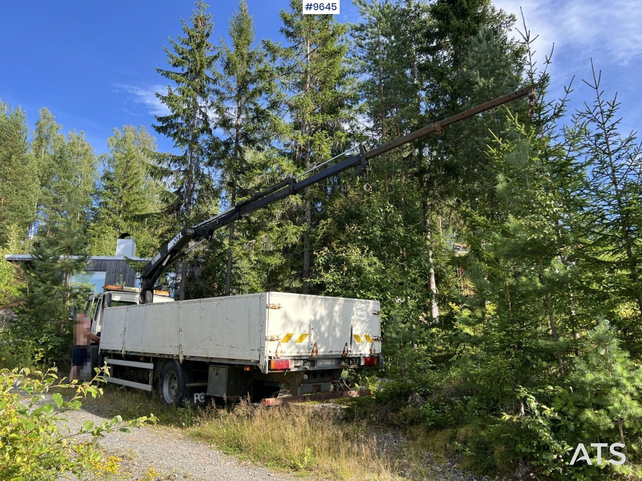 Volvo FL 614 4X2 Crane truck Repair object (VIDEO) - Platforminis/ Bortinis sunkvežimis, Sunkvežimis su kranu: foto 5 Volvo FL 614 4X2 Crane truck Repair object (VIDEO) - Platforminis/ Bortinis sunkvežimis, Sunkvežimis su kranu: foto 5