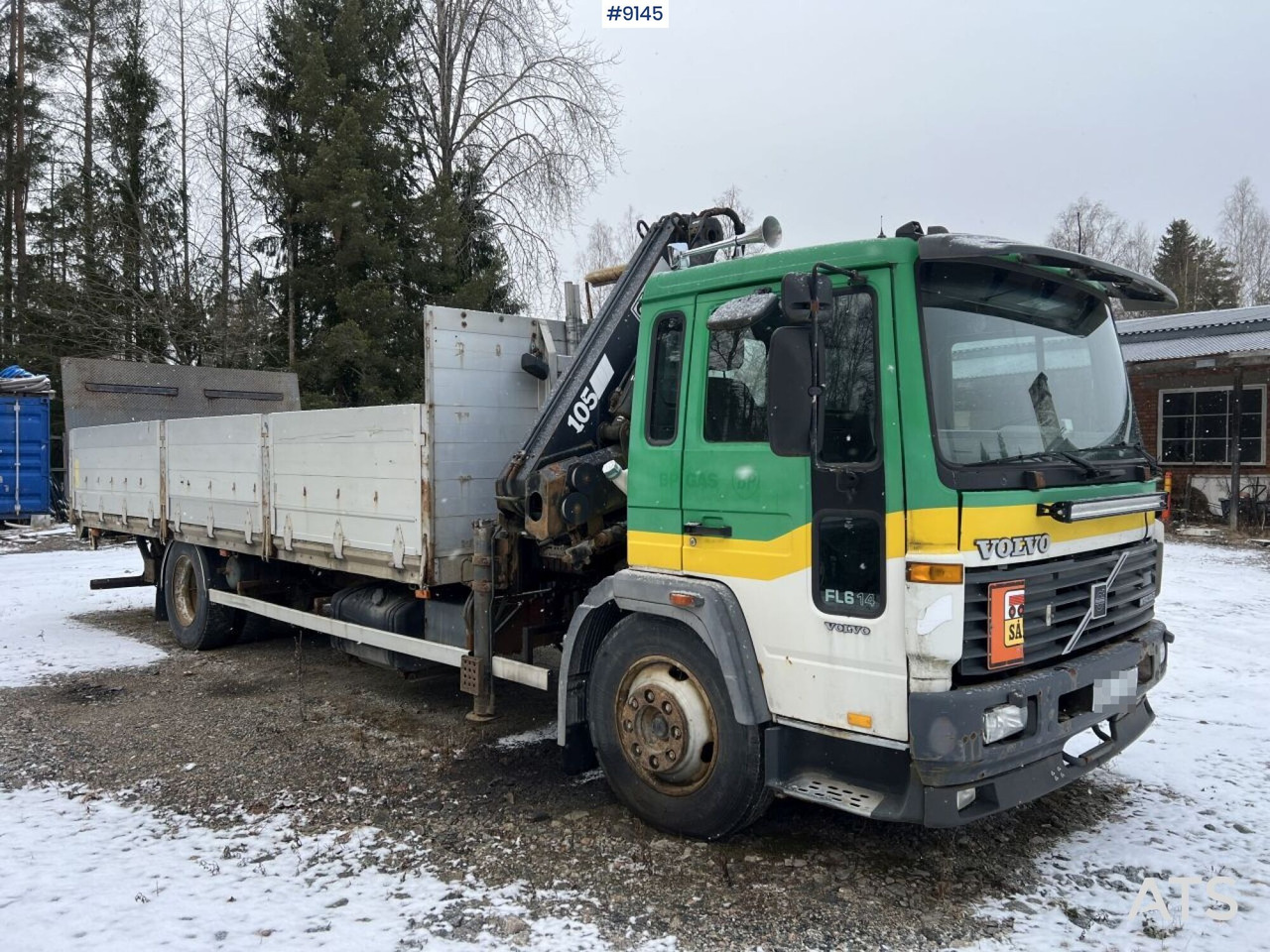 Volvo FL614 4x2 Förlängd med HIAB 105-3 - Sunkvežimis su kranu: foto 2 Volvo FL614 4x2 Förlängd med HIAB 105-3 - Sunkvežimis su kranu: foto 2