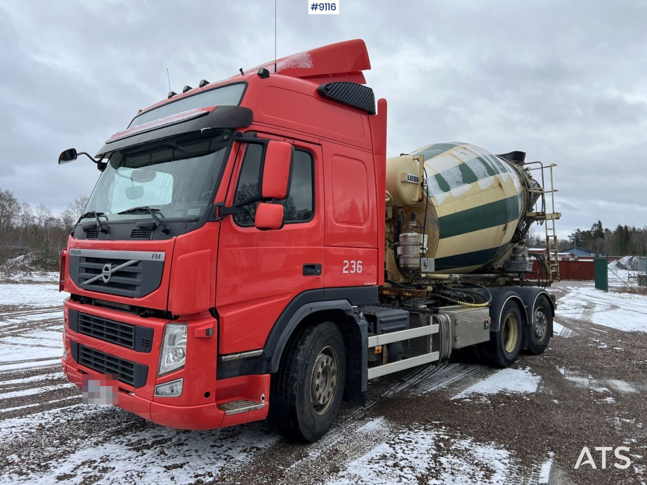 Volvo FM 6X2 Quick lock with concrete rotator (VIDEO) - Betonvežis: foto 1 Volvo FM 6X2 Quick lock with concrete rotator (VIDEO) - Betonvežis: foto 1