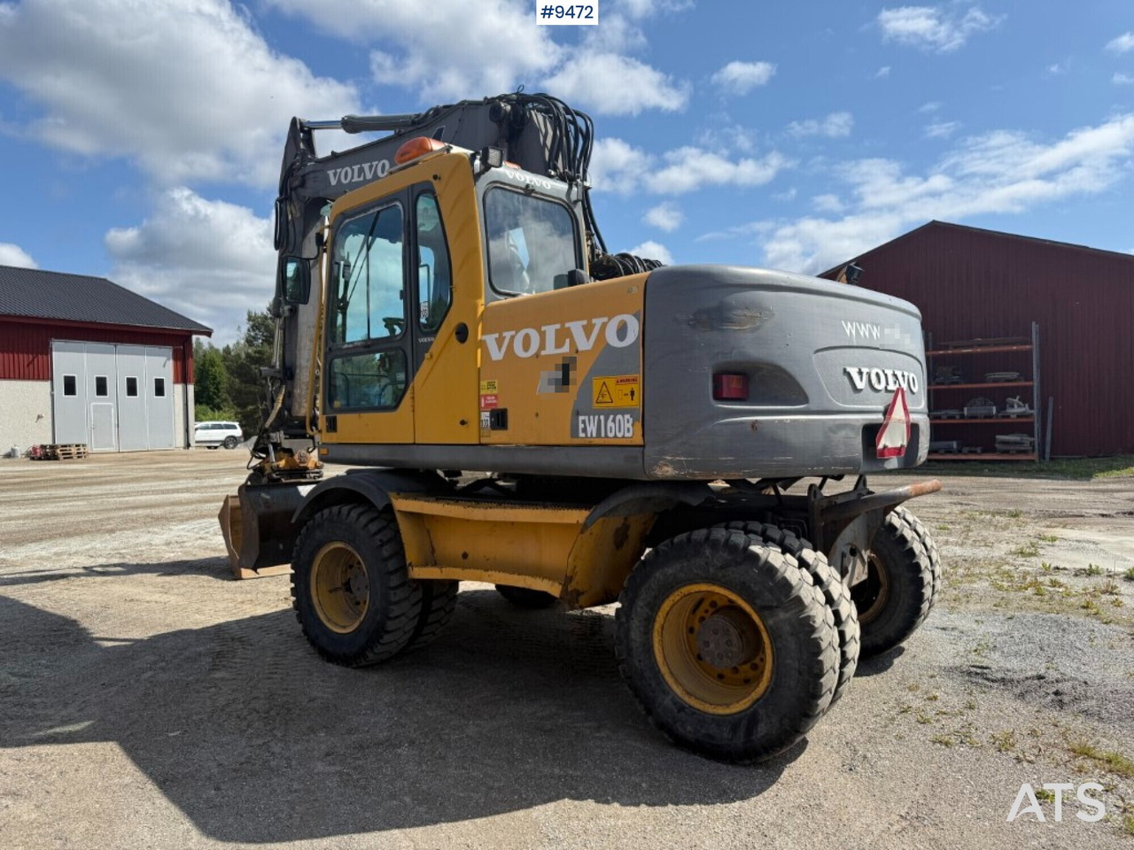 Wheel excavator Volvo EW160B, Tiltrotator - Ratinis ekskavatorius: foto 5 Wheel excavator Volvo EW160B, Tiltrotator - Ratinis ekskavatorius: foto 5