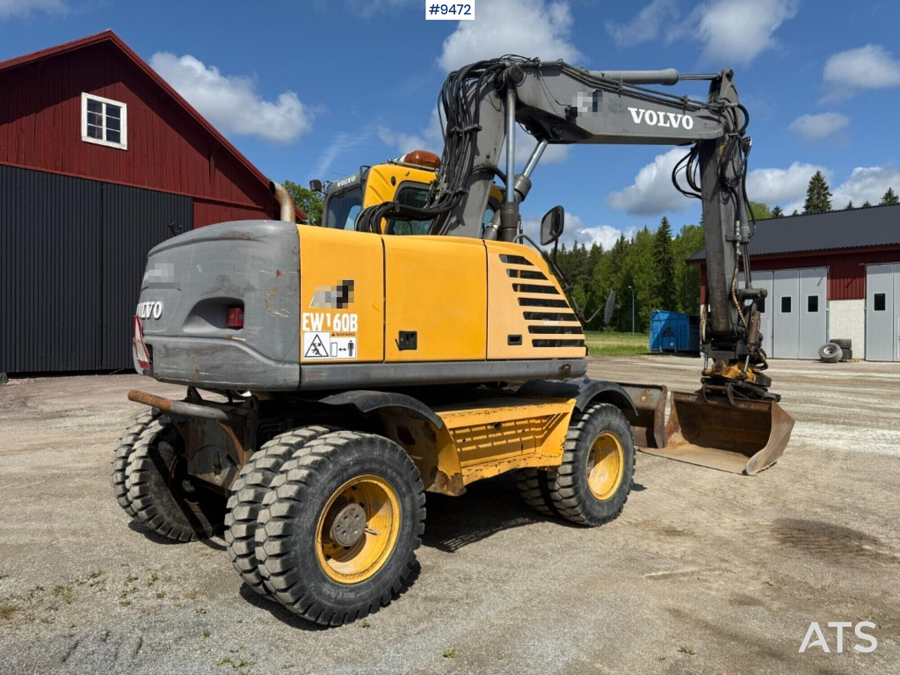 Wheel excavator Volvo EW160B, Tiltrotator - Ratinis ekskavatorius: foto 3 Wheel excavator Volvo EW160B, Tiltrotator - Ratinis ekskavatorius: foto 3