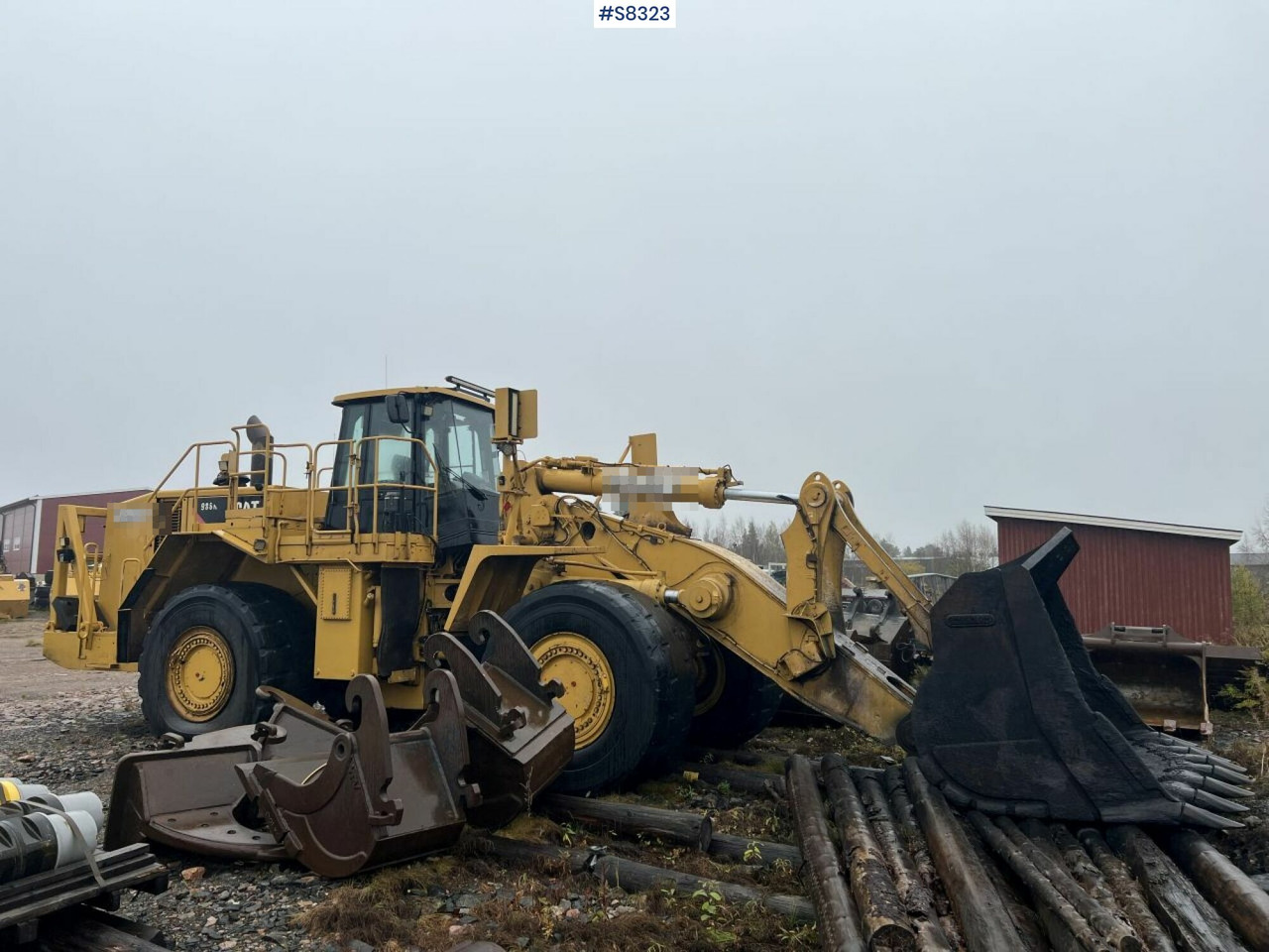 Ratinis krautuvas Wheel loader, CAT 988H with bucket: foto 11
