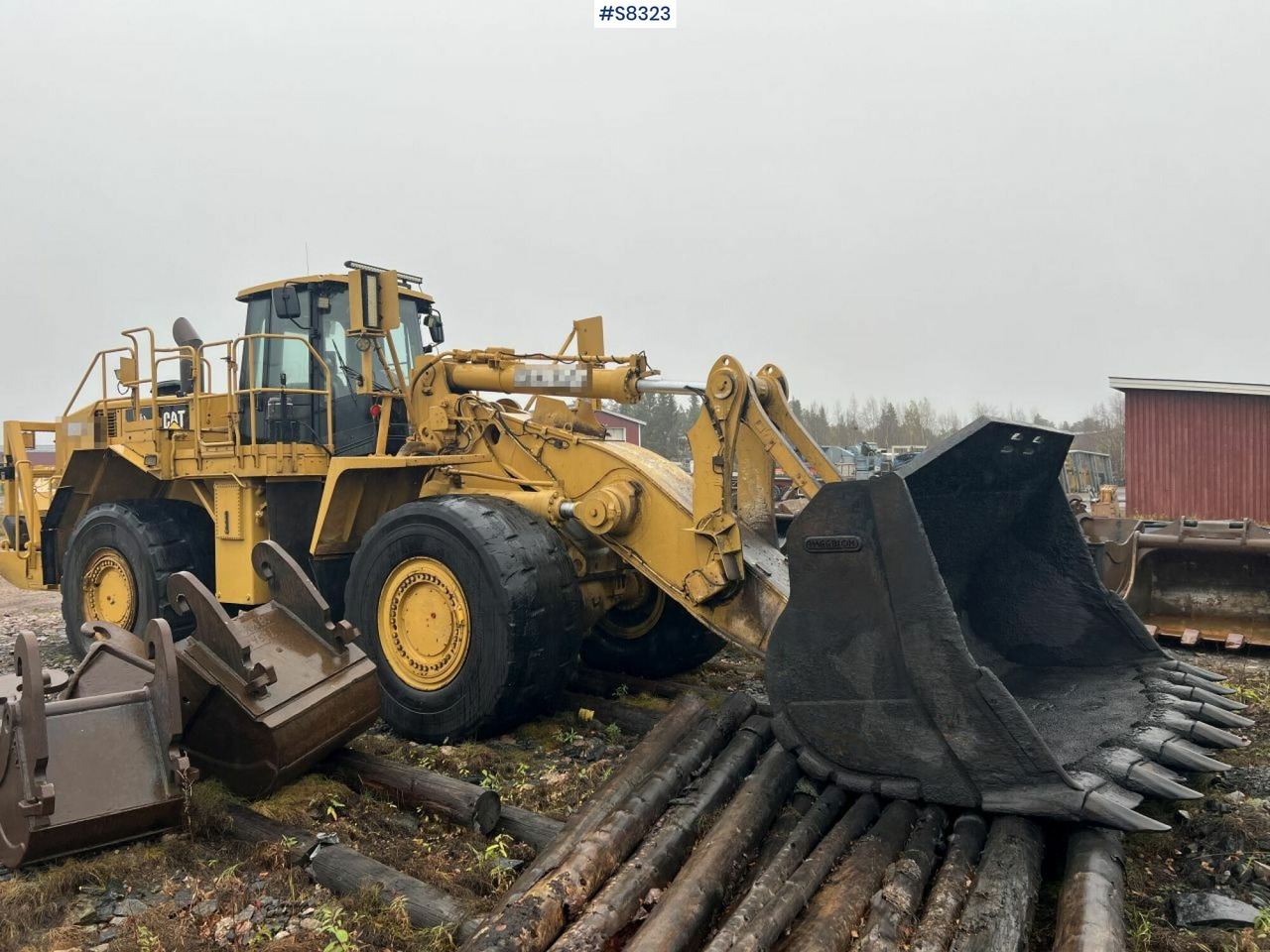 Ratinis krautuvas Wheel loader, CAT 988H with bucket: foto 7