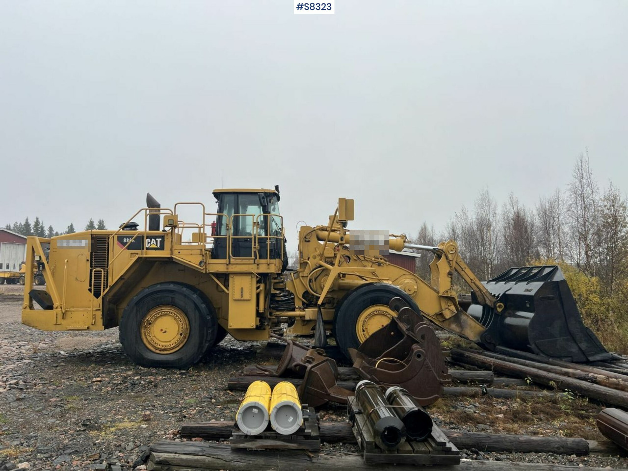 Ratinis krautuvas Wheel loader, CAT 988H with bucket: foto 10