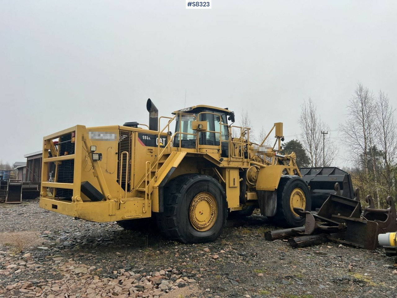 Ratinis krautuvas Wheel loader, CAT 988H with bucket: foto 8