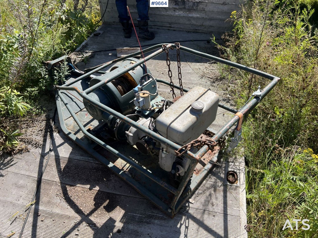 Winch, Sepson 40-07, Petrol-powered - Auto gervė: foto 1 Winch, Sepson 40-07, Petrol-powered - Auto gervė: foto 1